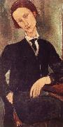 Amedeo Modigliani Portrait of Monsieur Baranouski oil painting artist